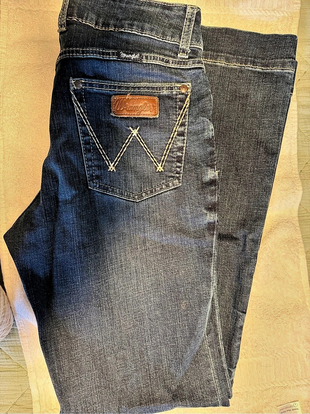 Wrangler Boot Cut Jeans Blue Waist 10